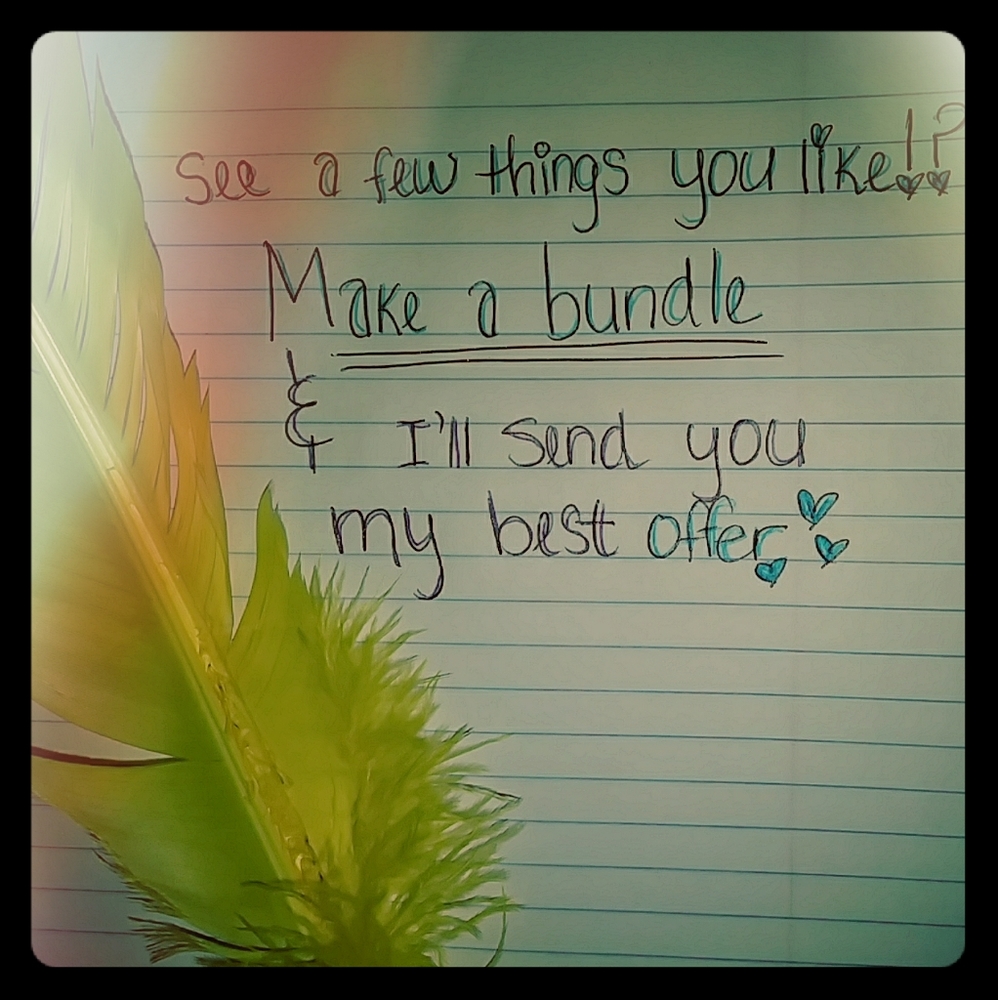 🌟Accepting bundles and offers!  😊